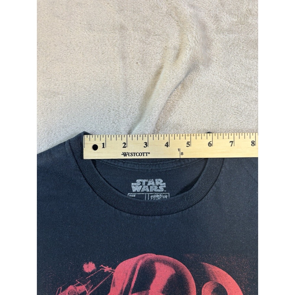 Fifth Sun Star Wars Darth Vader Vs Luke Skywalker Fight Black T-Shirt Mens Small - Picture 7 of 8